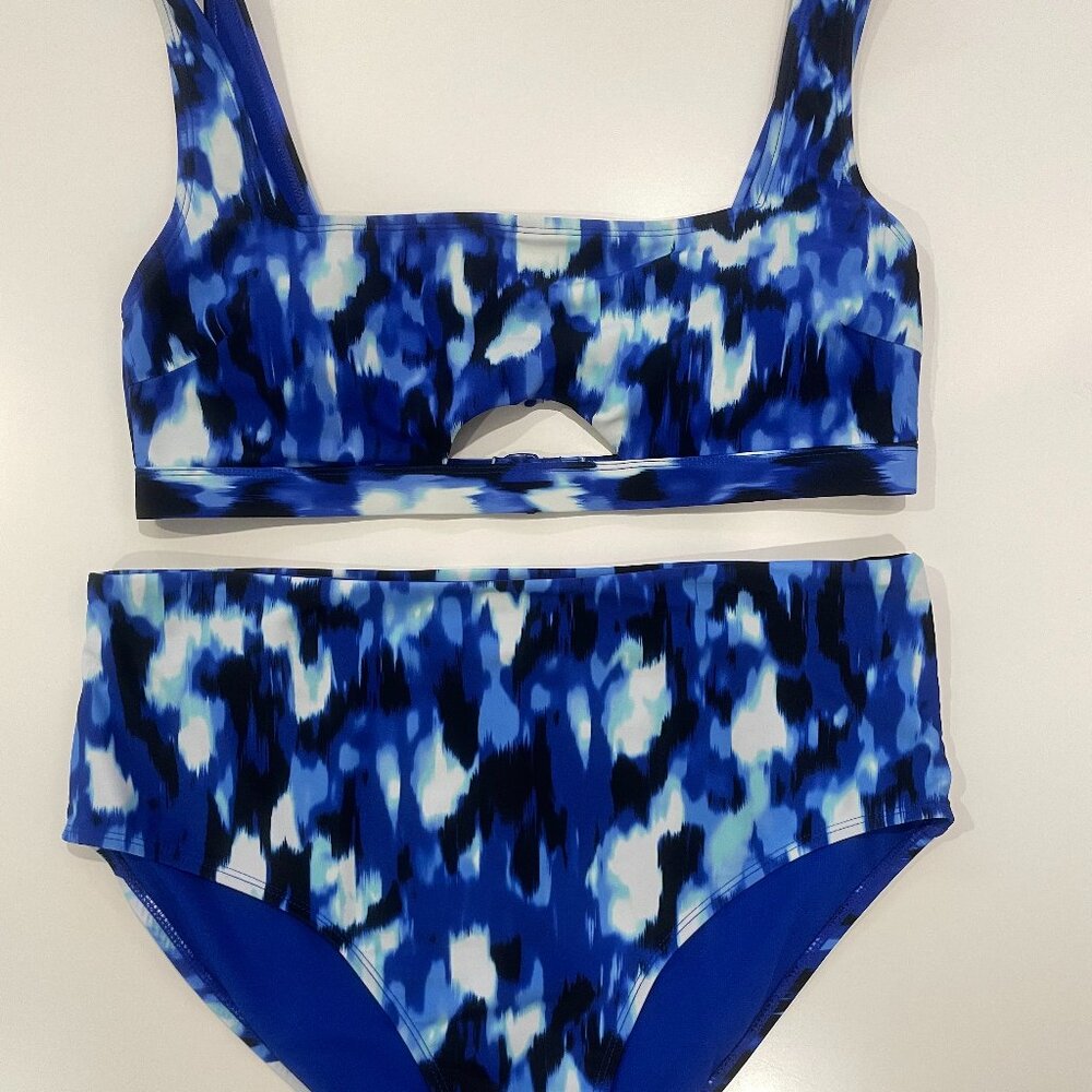 Time and Tru Women's Swim Top & Bottom (set) sz L